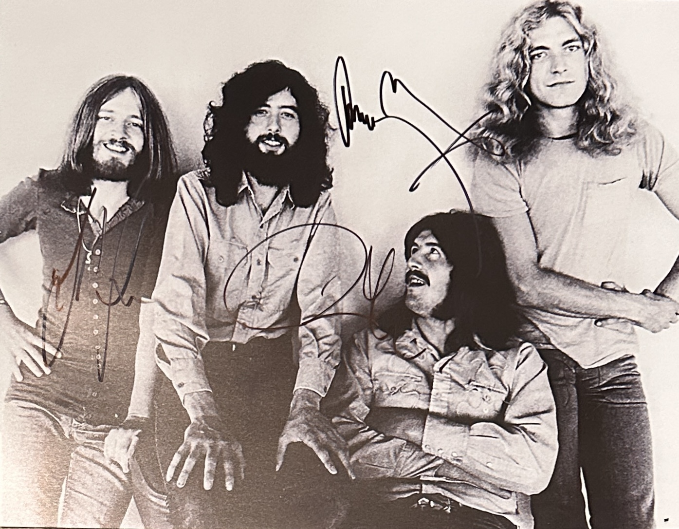 led Zeppelin Autographed 8X10 Photo