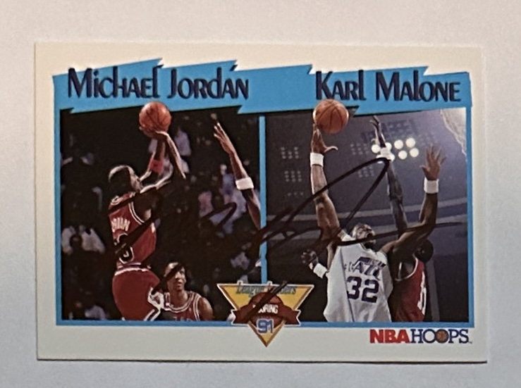 Michael Jordan Autographed Card 