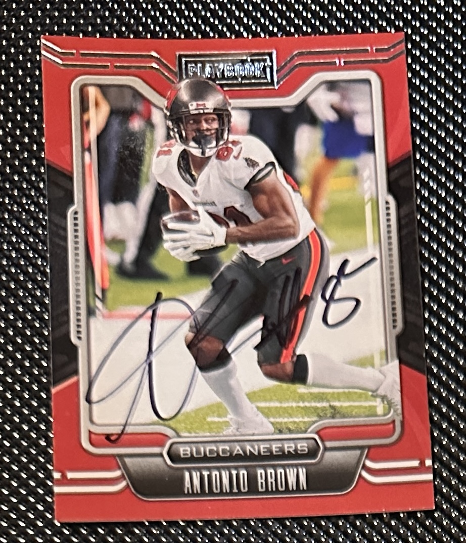 Antonio Brown Autographed Card 