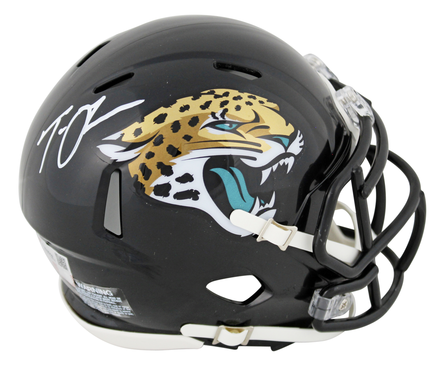 Trevor Lawrence Autographed Jaguars Full Size Helmet
