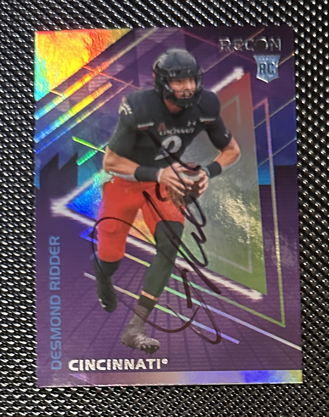 Desmond Ritter Autographed Card 