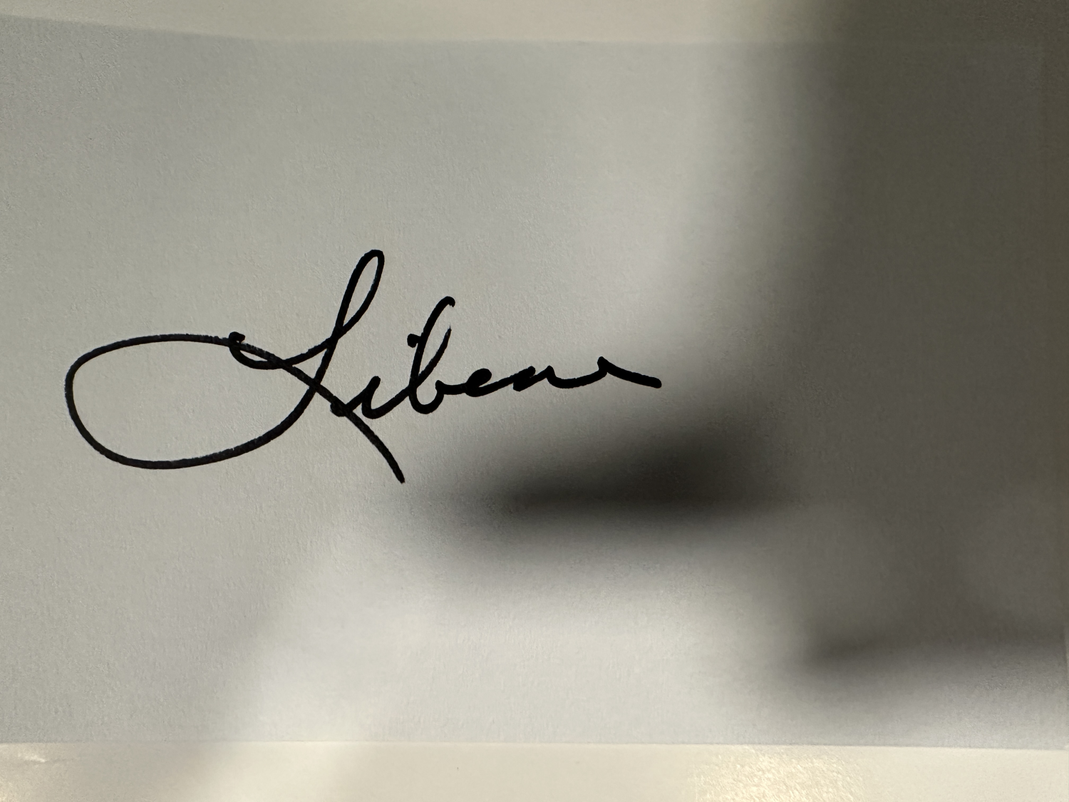 Liberace Autographed Card 