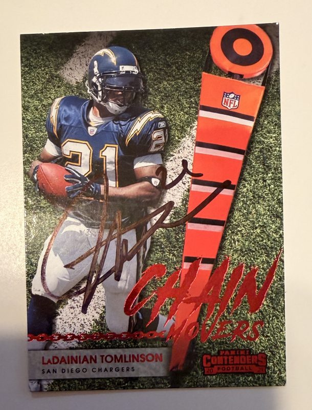 LaDainian Tomlinson Autographed Card