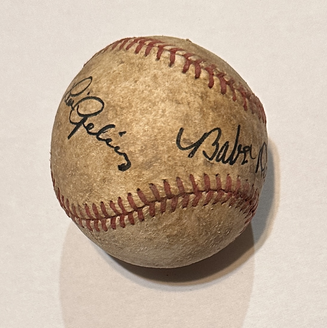 Babe Ruth Lou Gehrig Autographed Baseball