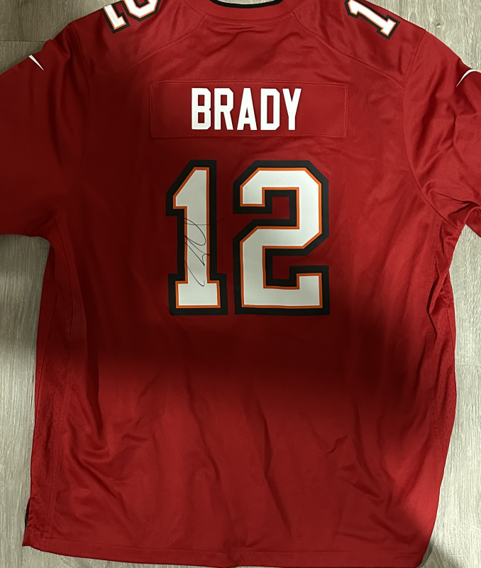 RARE Tom Brady Autographed Jersey