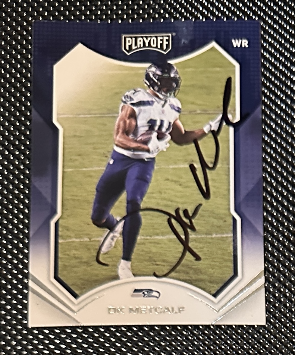 DK Metcalf Autographed Card 