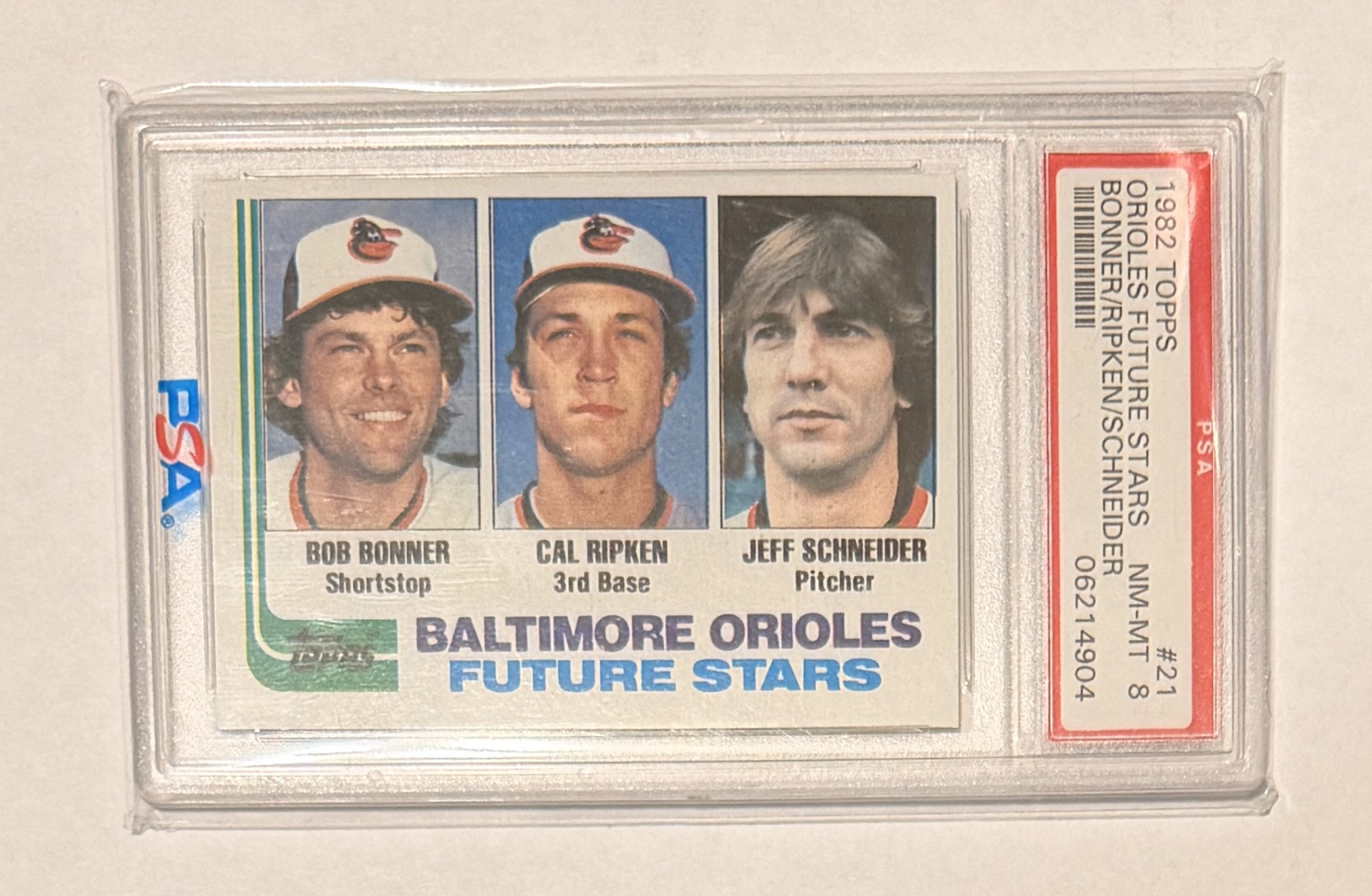 1982 Topps Cal Ripken Jr Rookie Card