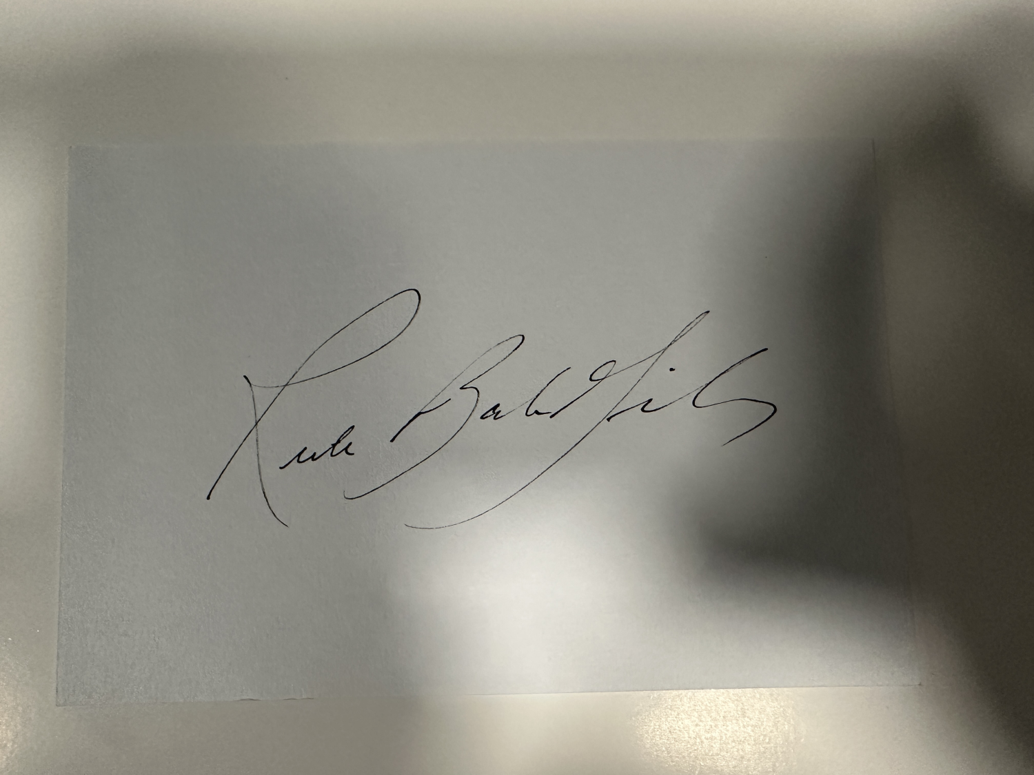 Ruth Bader Ginsburg Cut Autograph