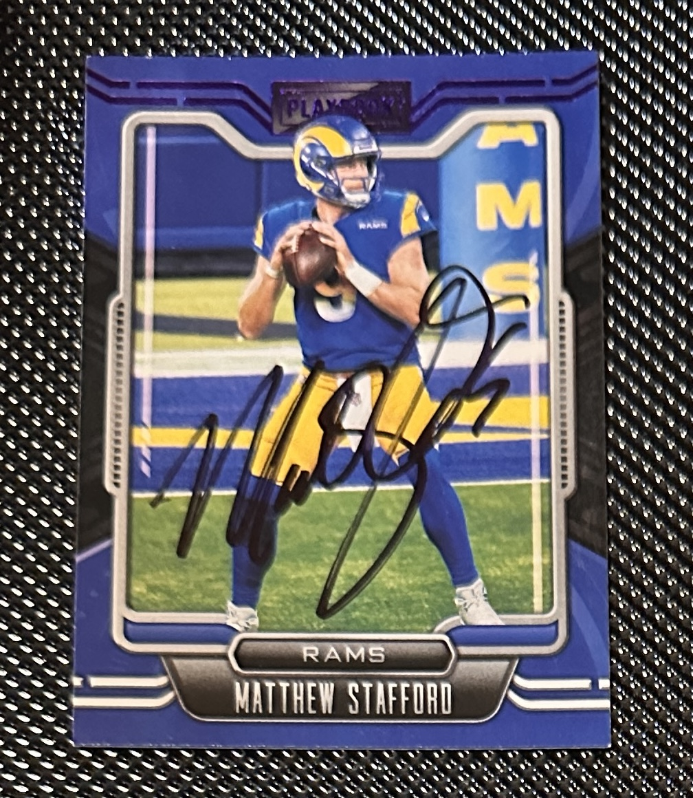 Matthew Stafford Autographed CARD 