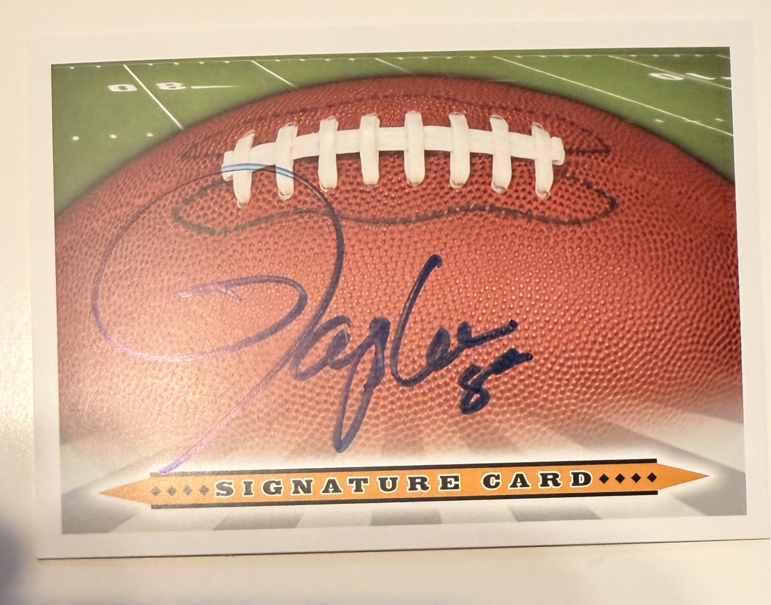 Lawrence Taylor Autographed Card