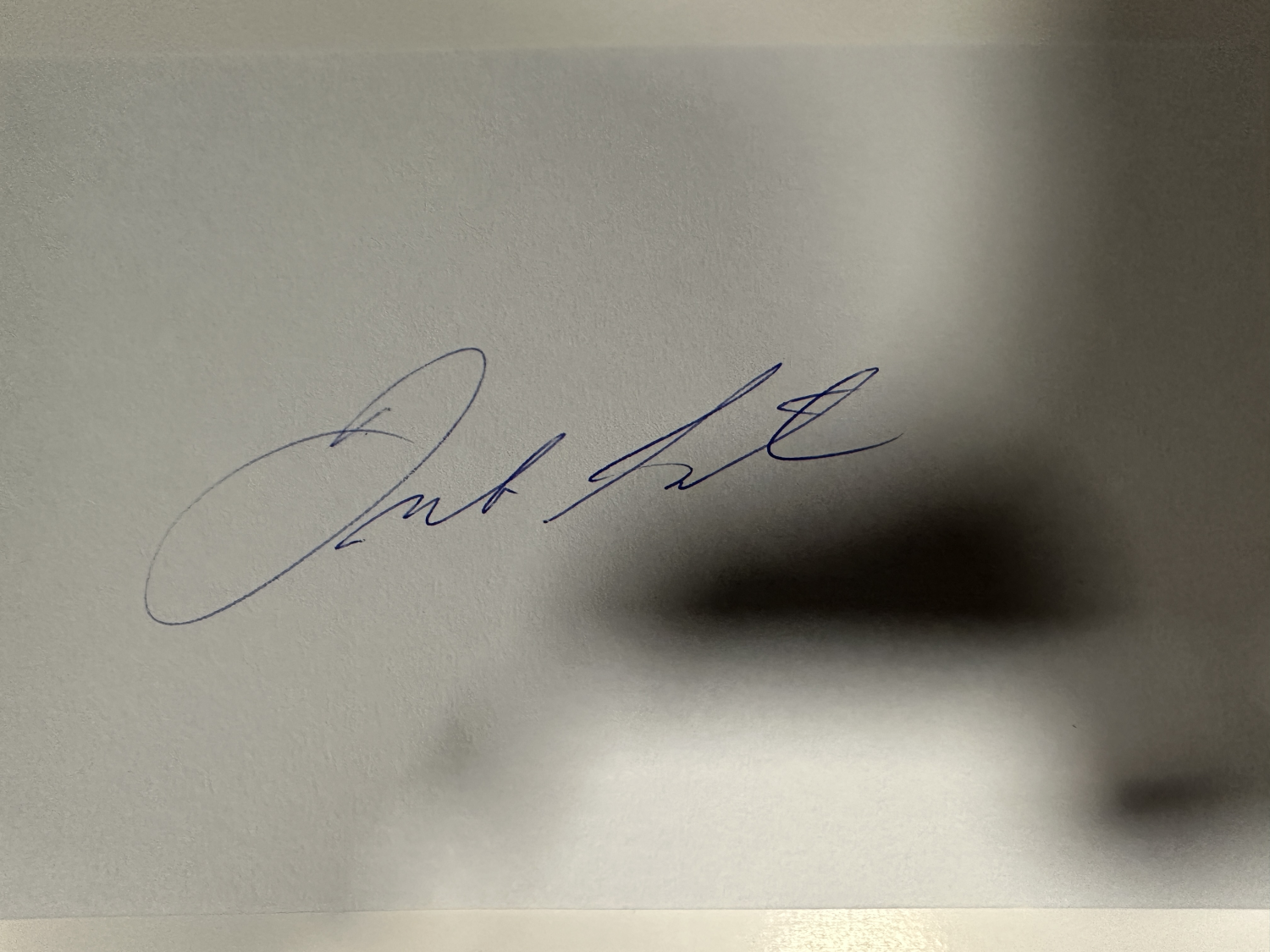 Frank Sinatra Autographed Card 