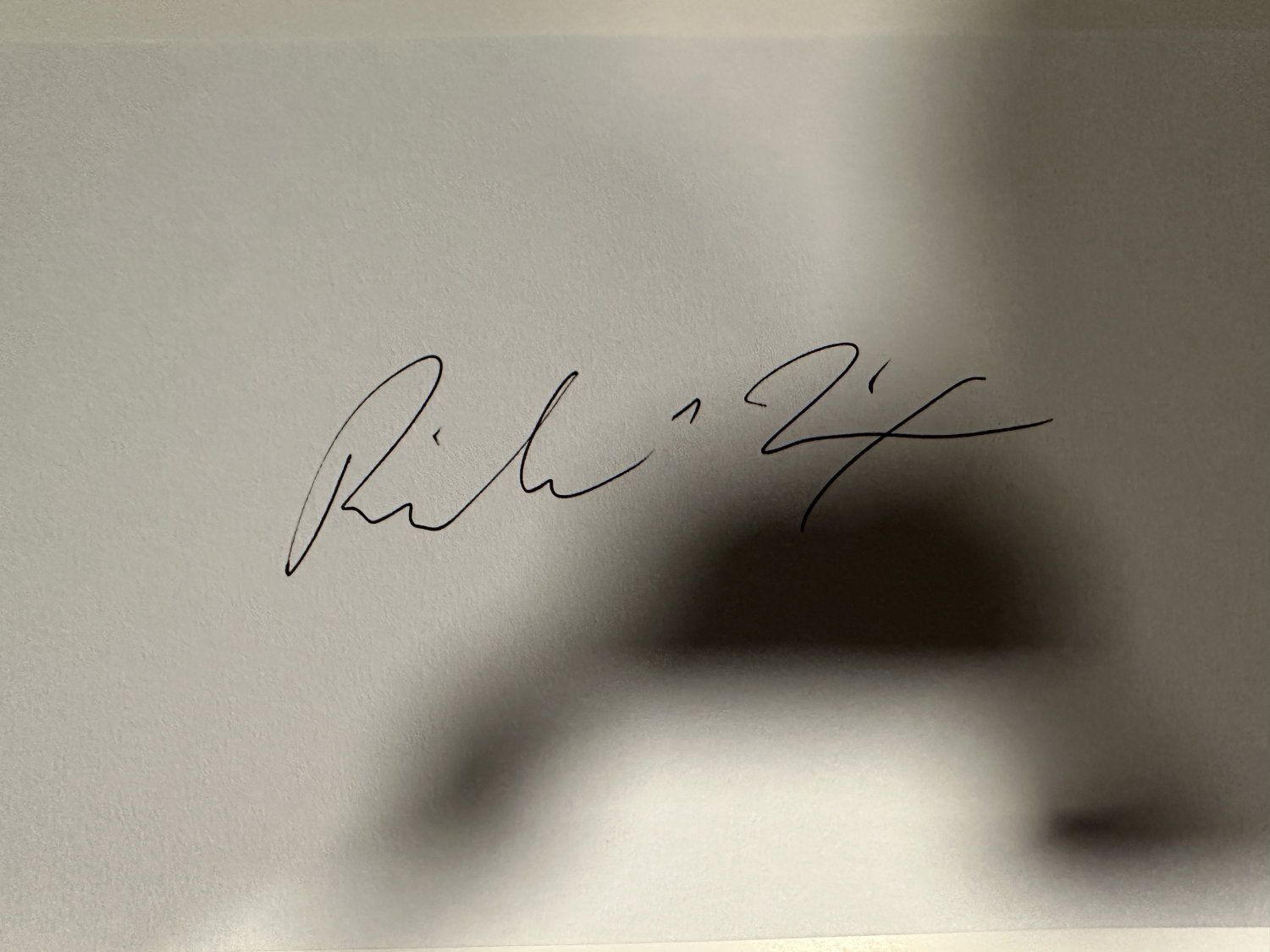 Richard Nixon Autographed Card 