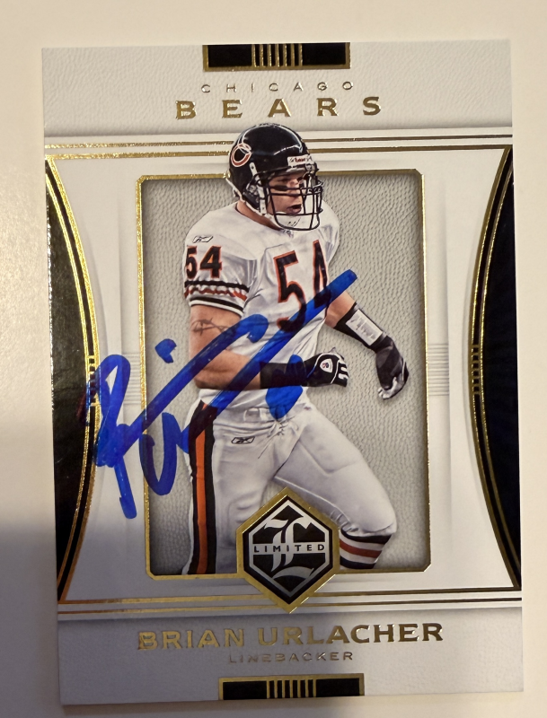 Brian Urlacher Autographed CARD