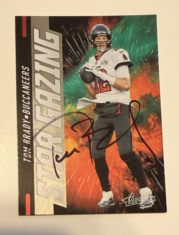 Tom Brady Autographed CARD