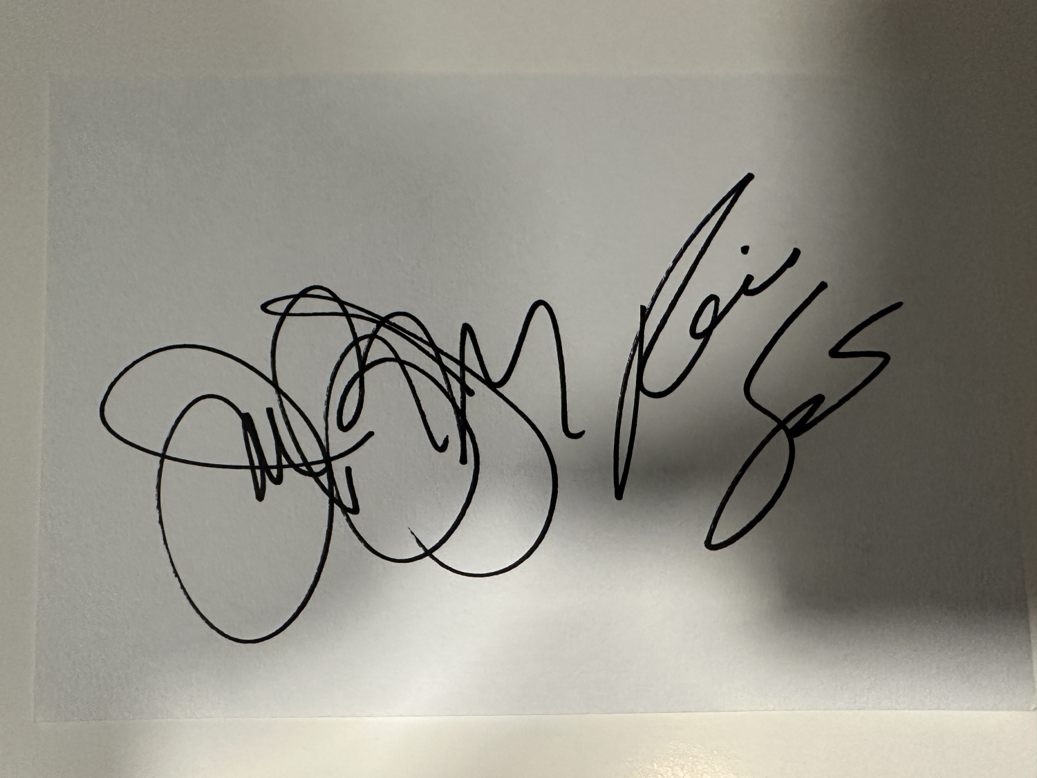 Jon Bon Jovi Richie Sambora Autographed CARD 