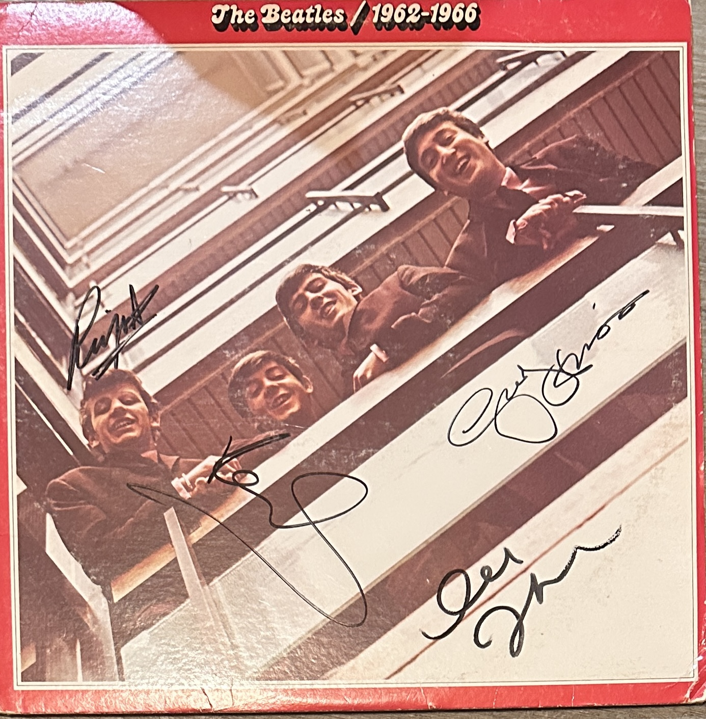 The BEATLES Autographed Album All 4
