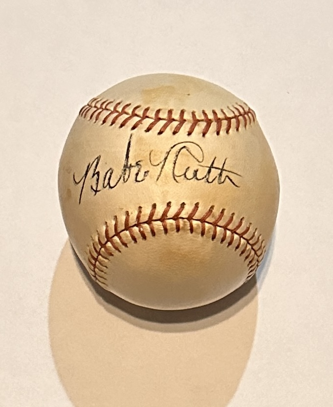 Babe Ruth Autographed BASEBALL