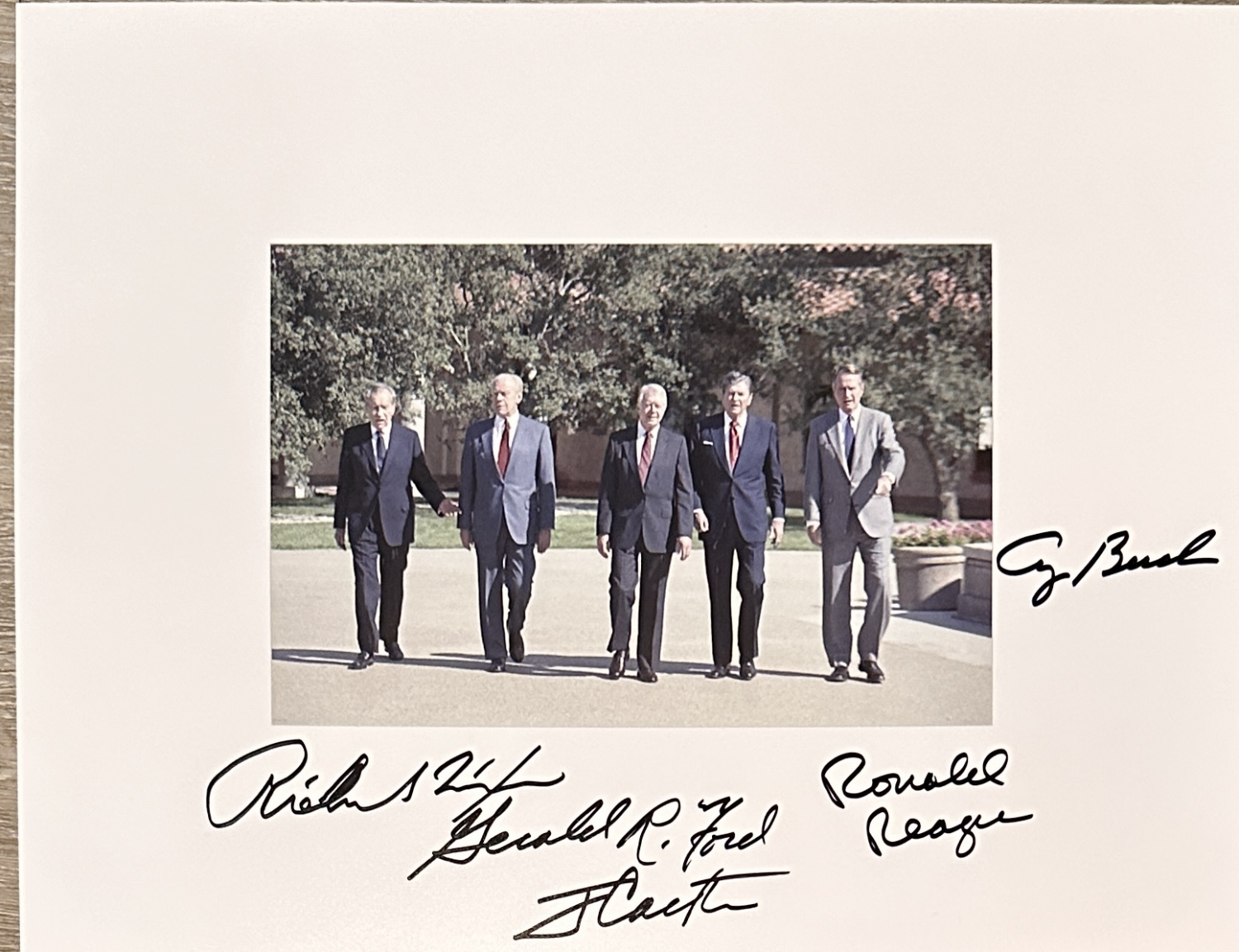 US Presidents Autographed 8x10 