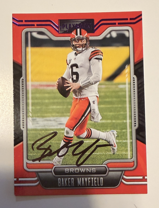 Baker Mayfield Autographed Card