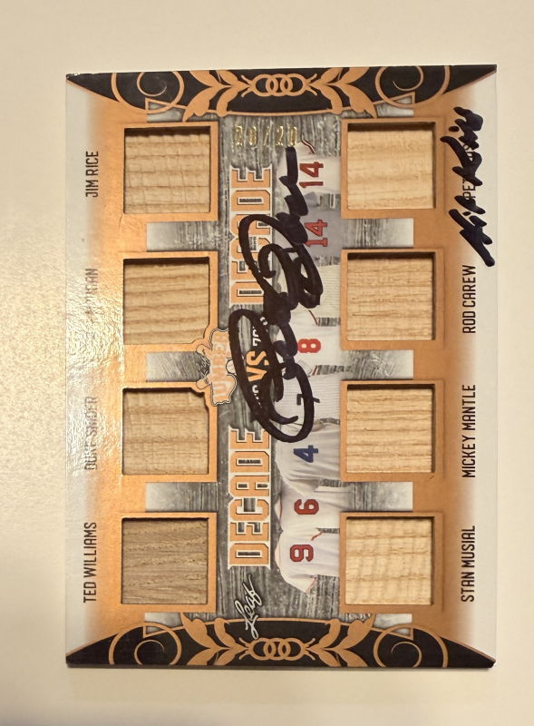 Pete Rose Autographed Card