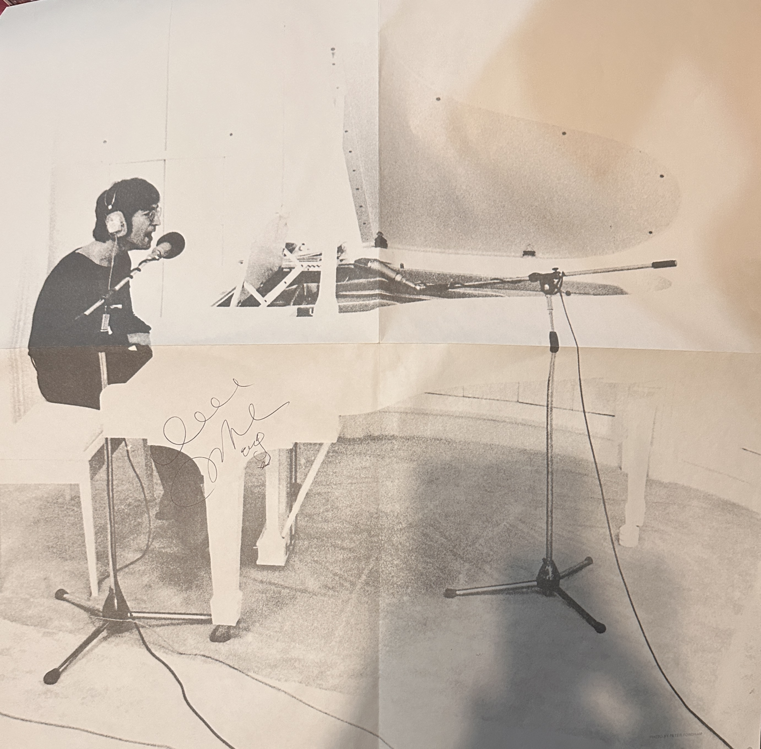 John Lennon Autographed Imagine Poster