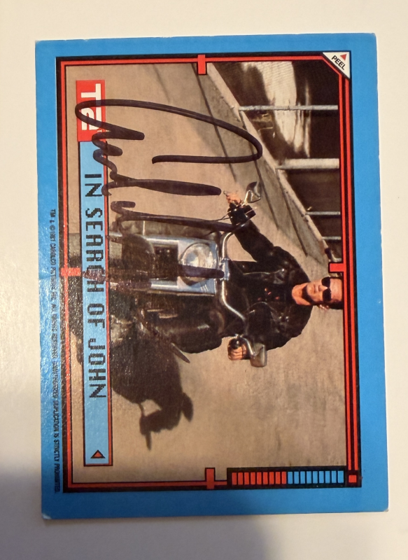 Arnold Schwartzenegger Autographed CARD