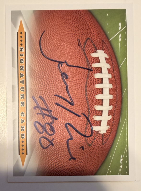 Jerry Rice Autographed Card