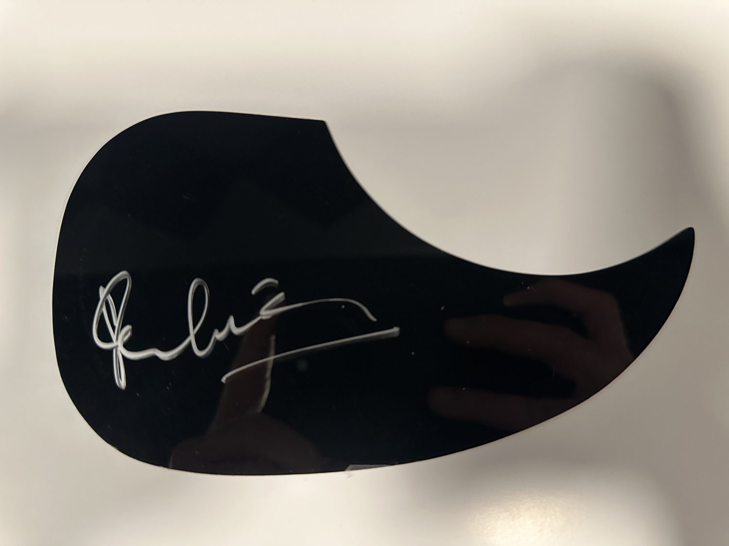 George Harrison Autographed Pickguard