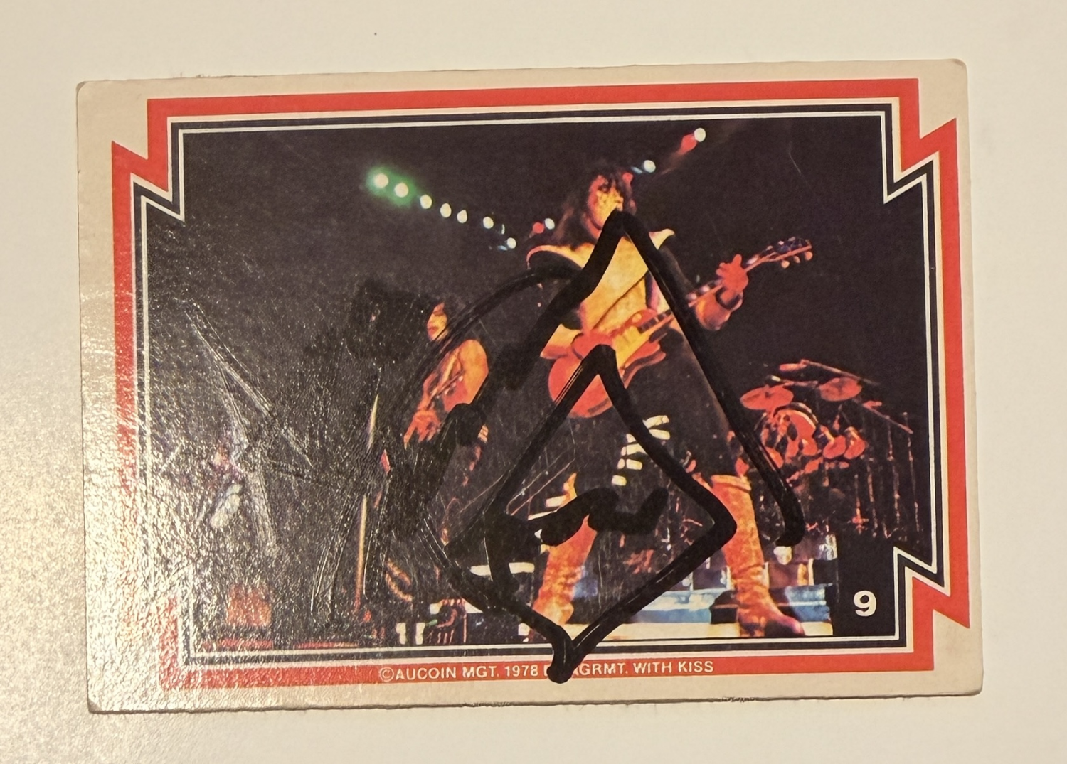 Ace Frehley Autographed CARD