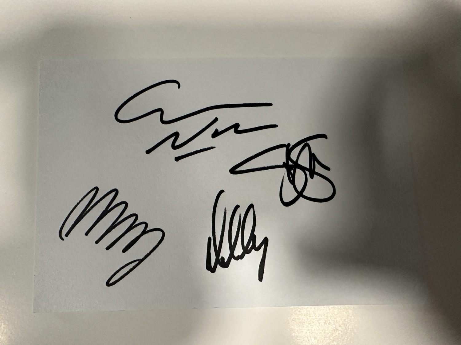 CSNY Cut Autograph