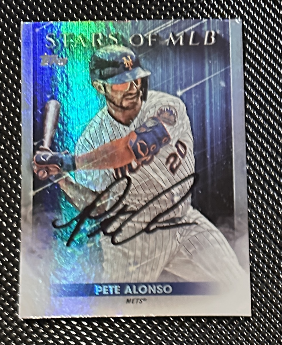 Pete Alonso Autographed CARD 