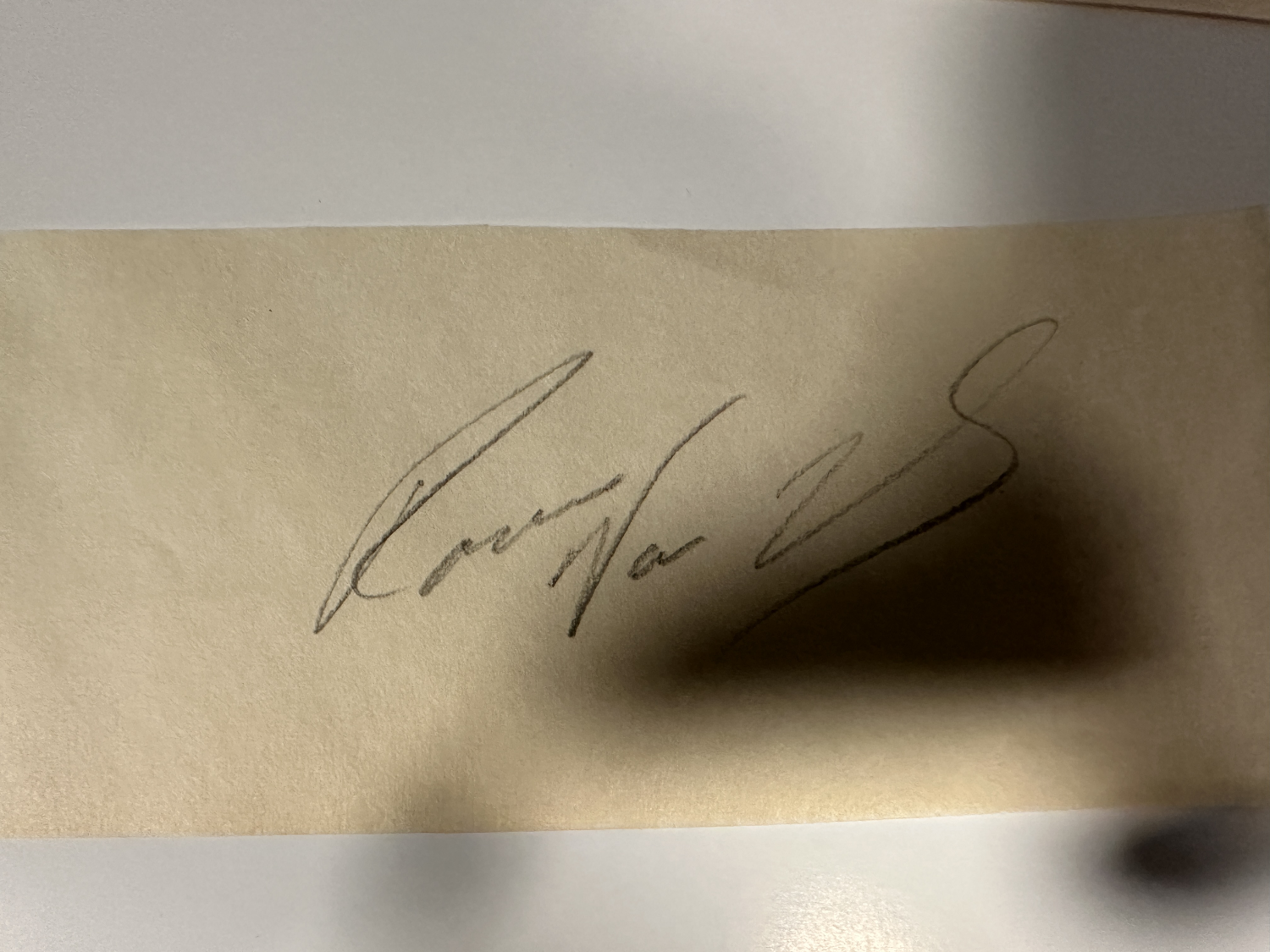 Ronnie Van Zant Cut AUTOGRAPH