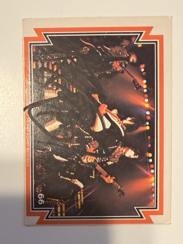 Ace Frehley Autographed CARD