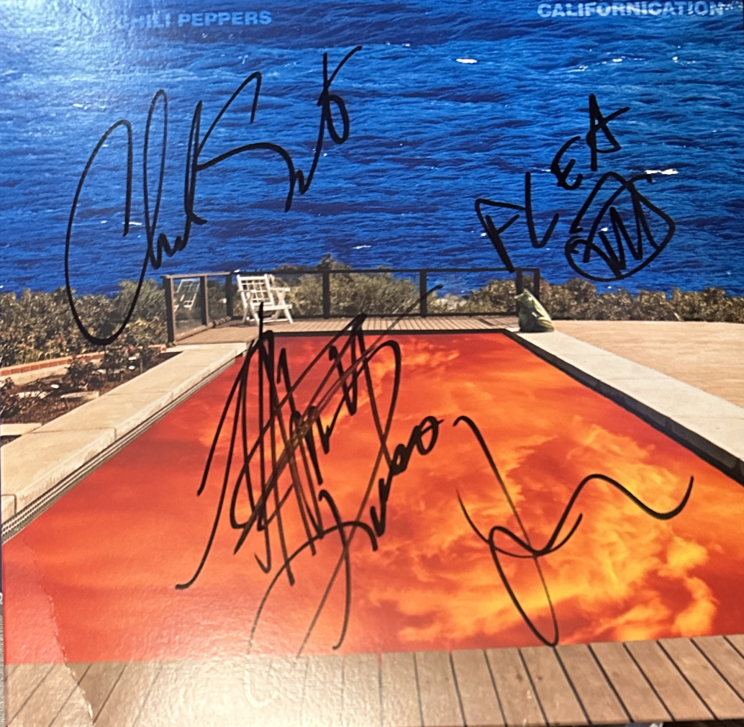 Red Hot Chili Peppers Autographed Album 