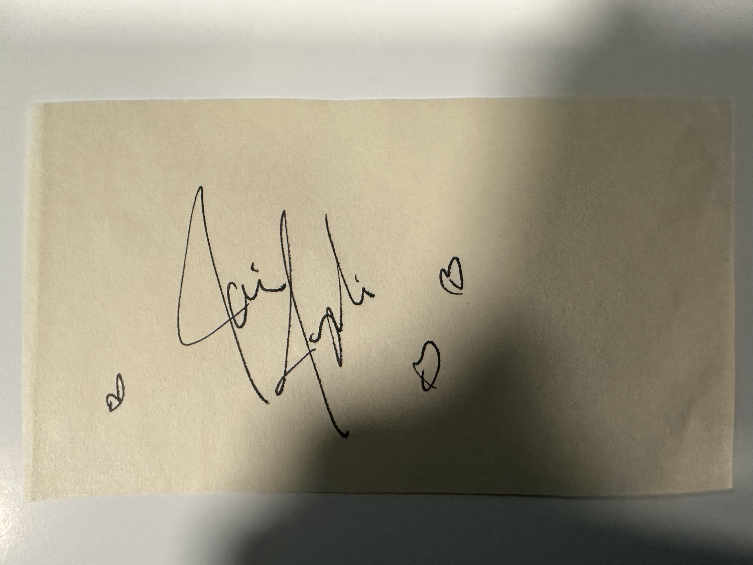 Janis Joplin Cut Autograph