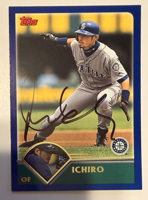 Ichiro Autographed CARD
