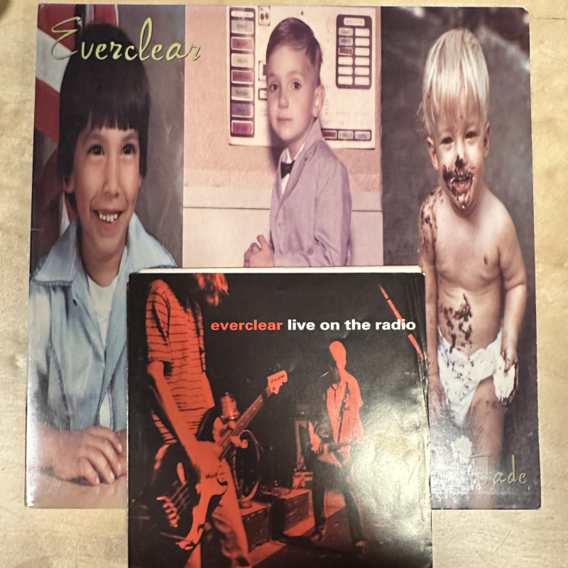 Everclear - Sparkle And Fade (1995 Capitol Green vinyl with bonus 7")