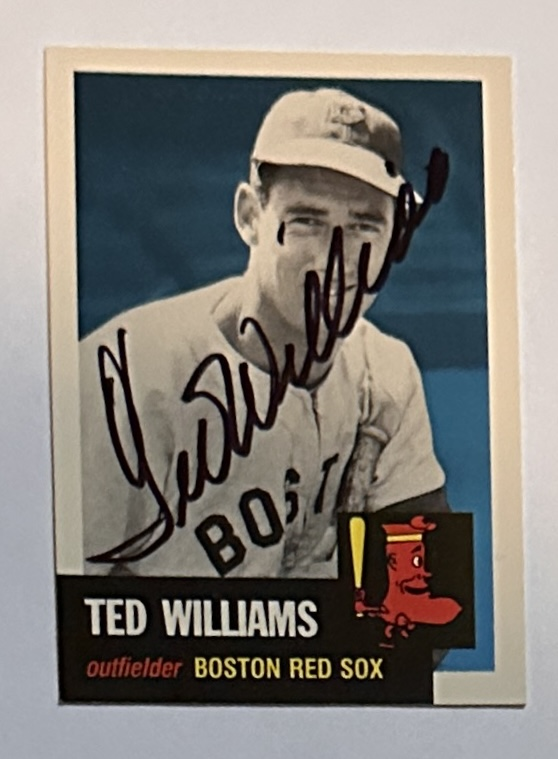 Rickey Henderson Autographed Card 