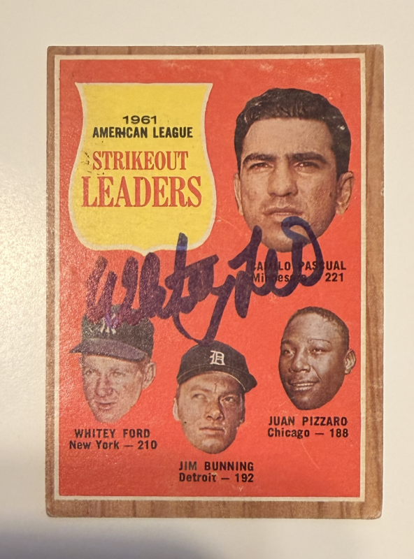Whitey Ford Autographed Card