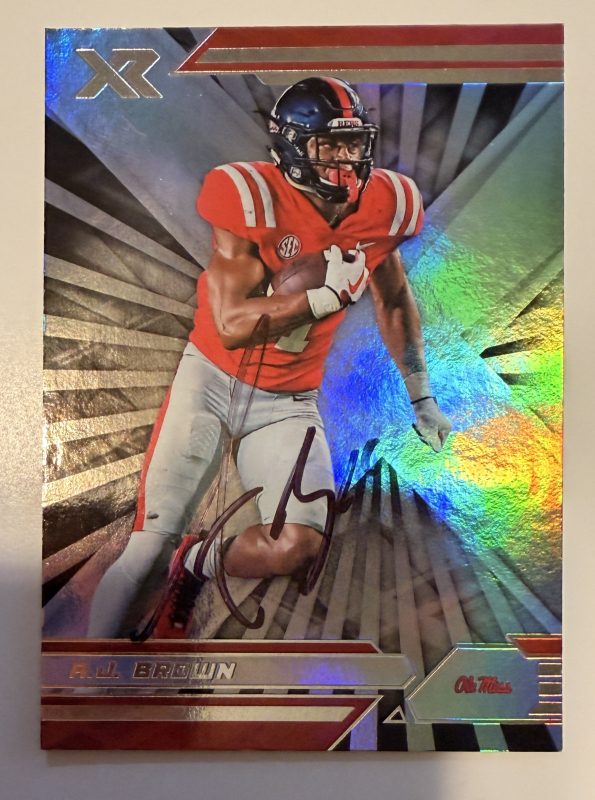 A.J. Brown Autographed Card