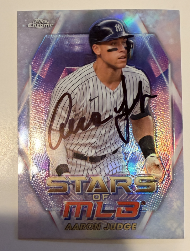 Aaron Judge Autographed CARD