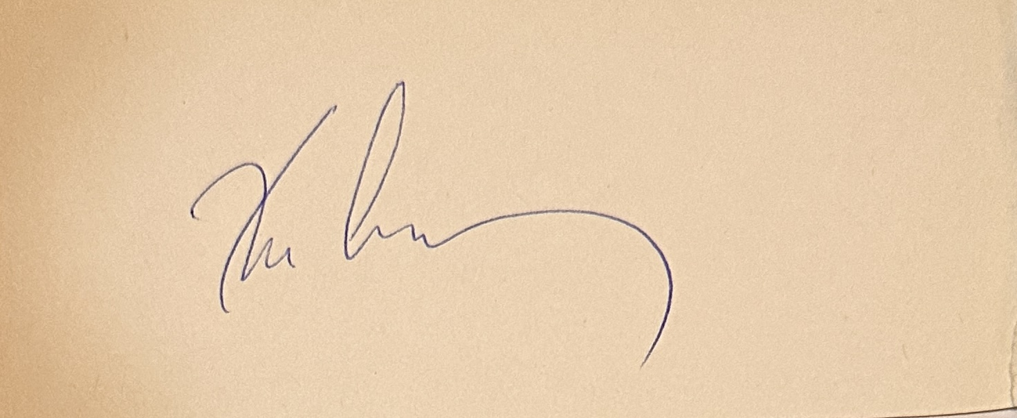 John F. Kennedy Autographed Cut