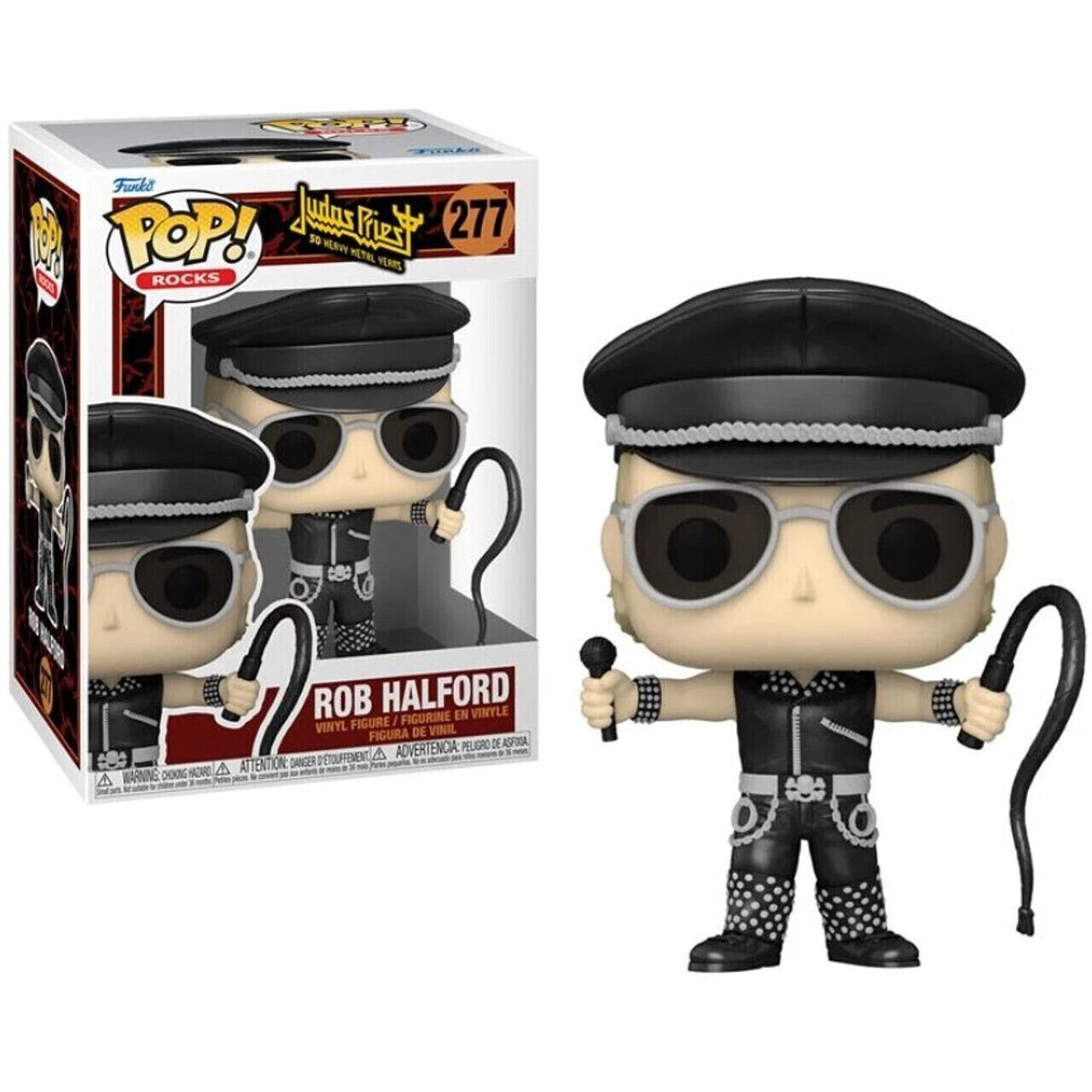 Rob Halford Judas Priest POP! Rocks FUNKO Vinyl Figure #277