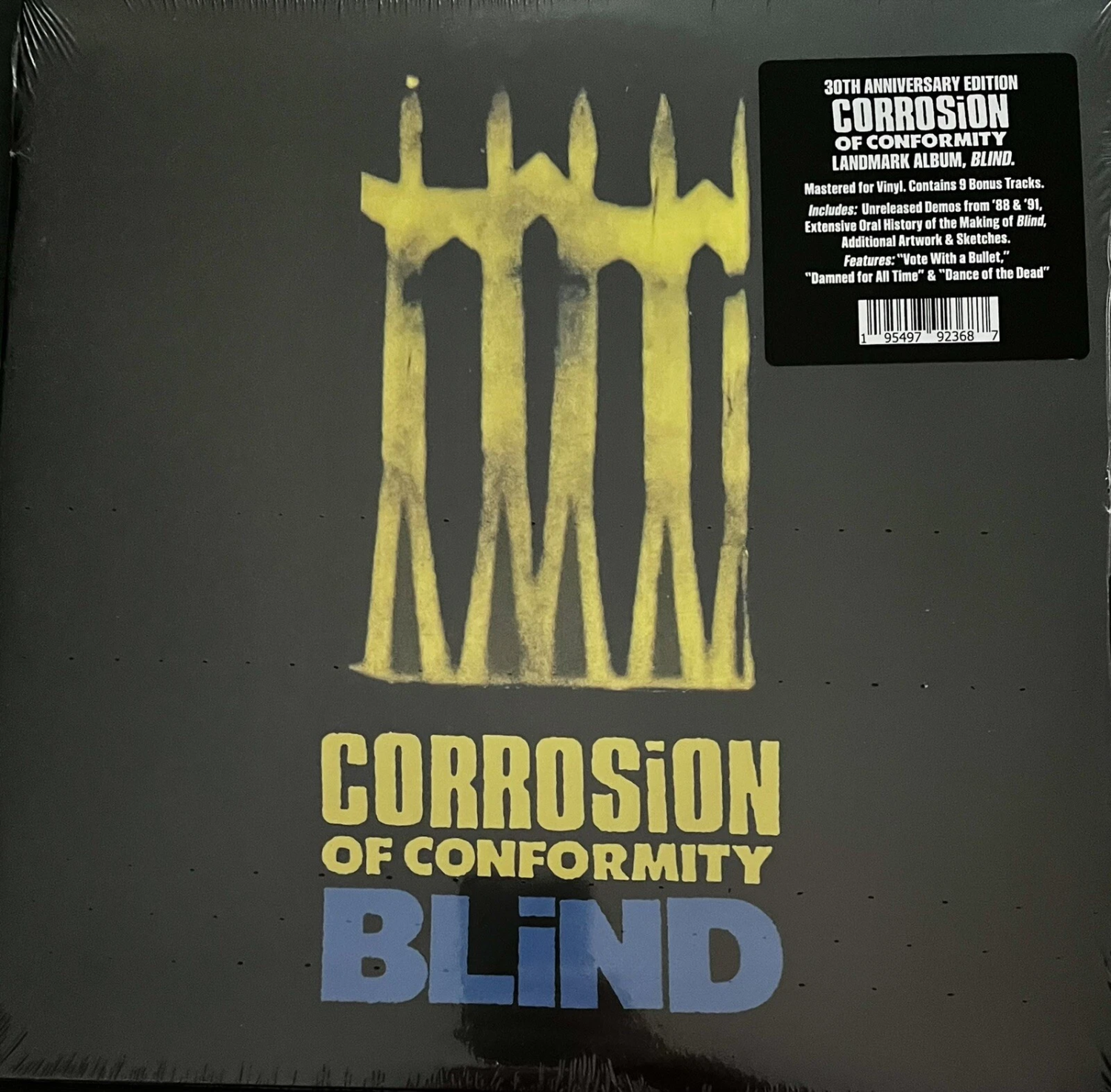 Corrosion of Conformity Blind Sealed New Vinyl LP