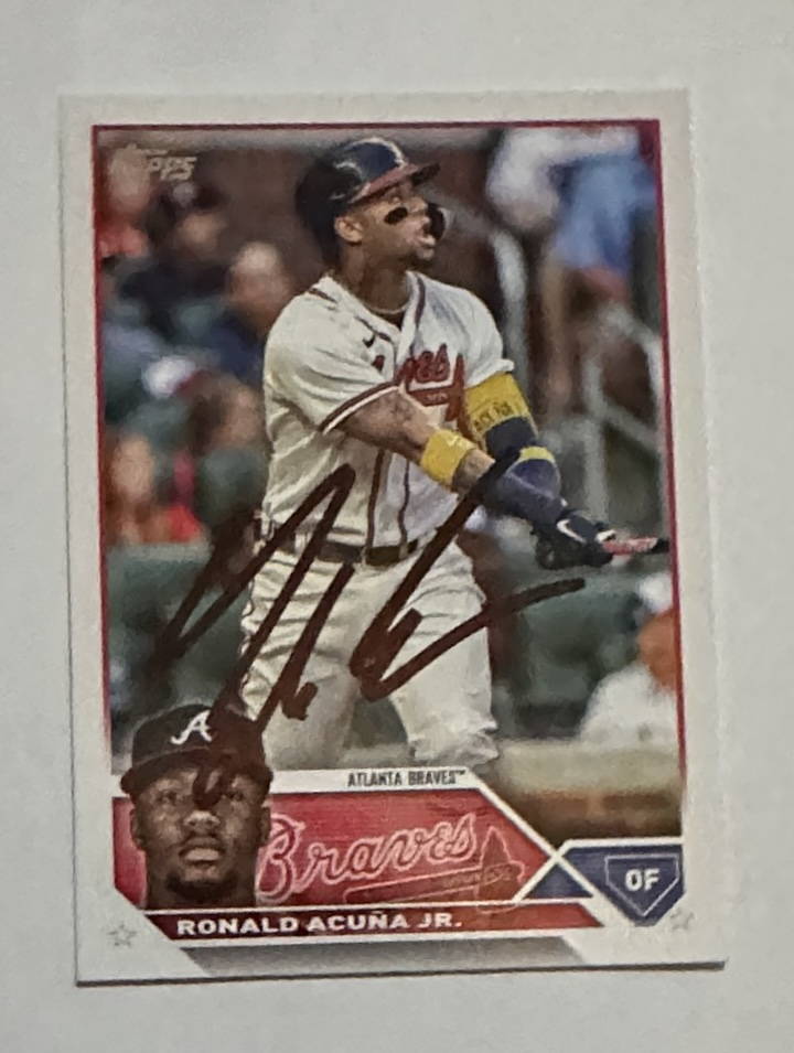 Reggie Jackson AUTOGRAPHED Card 