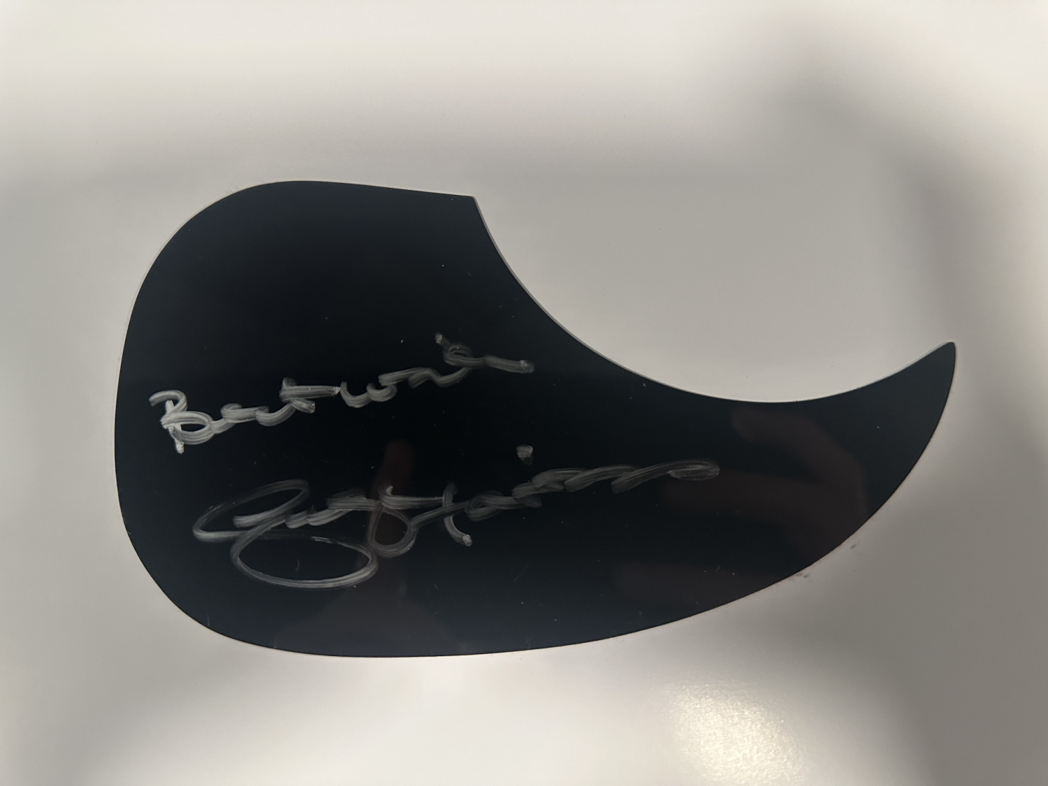 George Harrison Autographed Pickguard