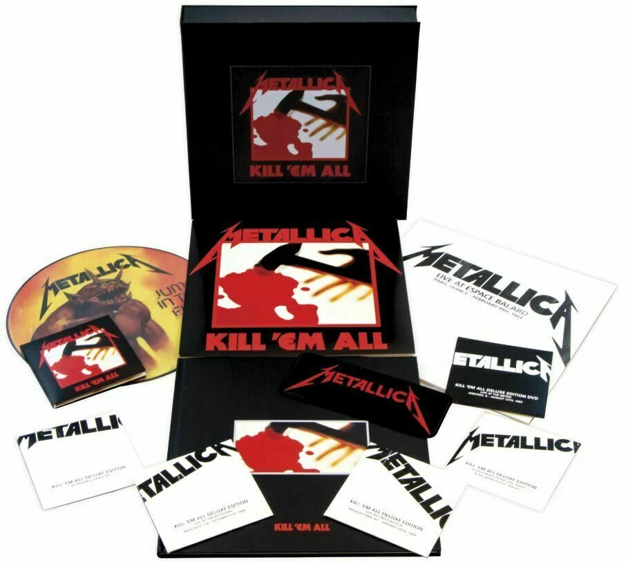 Metallica Kill'em All Limited Numbered Deluxe Edit Box NEW  LP 5 CD 1DVD Box