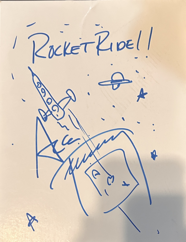 Ace Frehley Autographed Art