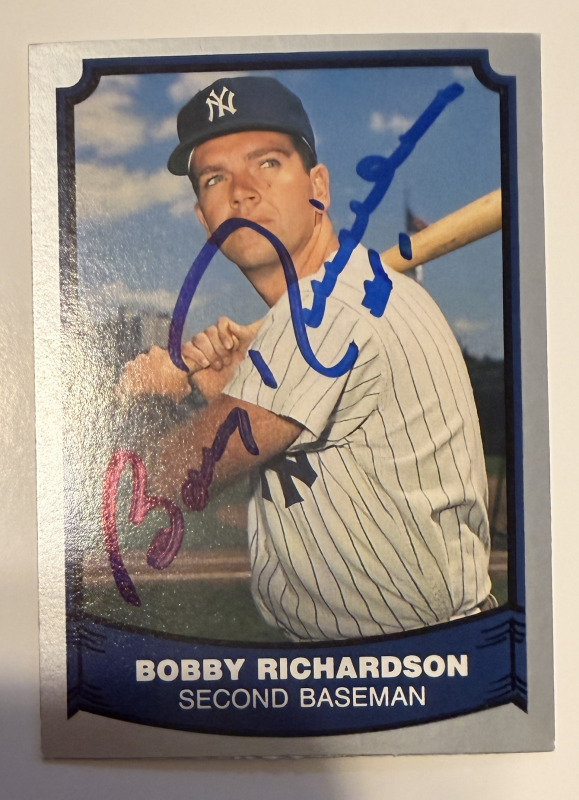 Bobby Richardson AUTOGRAPHED Card